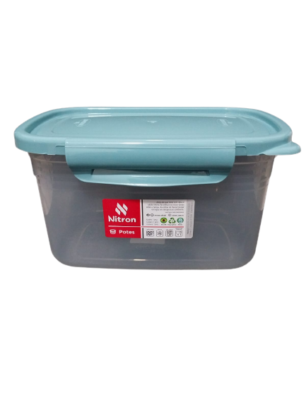 POTE C TRAVAS 2,2 LT VERDE NITRON RETANGULAR