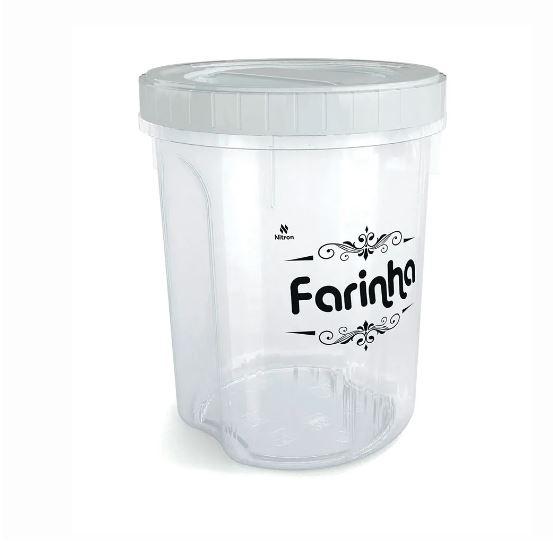 POTE FARINHA ACOPLADO C ROSCA 2 LT NITRON