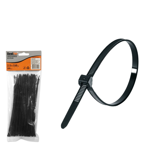 ABRAÇADEIRA DE NYLON 2,5MM X 150MM