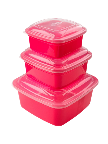 CONJ. 3 ORG QUAD 400ML / 700ML / 1,5 LT