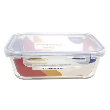 POTE DE VIDRO RET. BORO 1000ML MIMO'STYLE