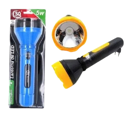 LANTERNA MANUAL DE LED REC. SQ3534 5W.