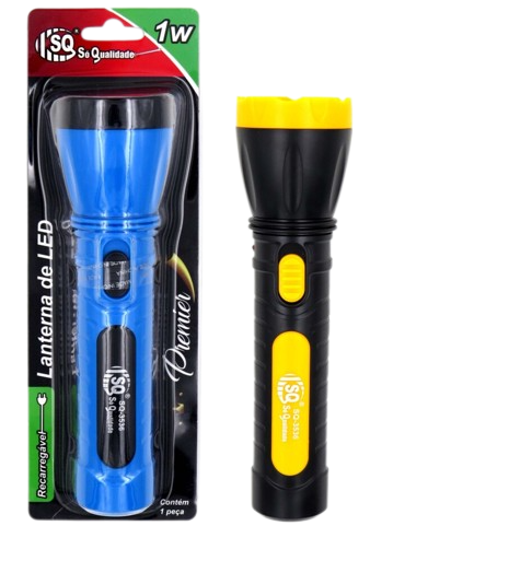 LANTERNA MANUAL DE LED REC. SQ3536 1W.