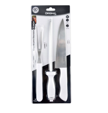 KIT CHURRASCO COOK 3 PCS