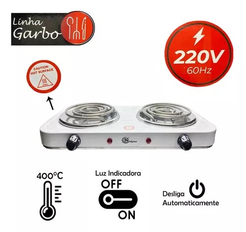 FOGAREIRO ELETRICO 220 W 2 BOCAS SQ4321