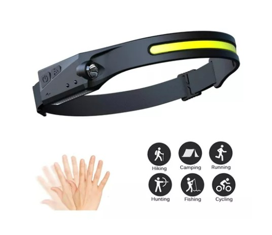 LANTERNA DE CABEÇA 3W C SENSOR