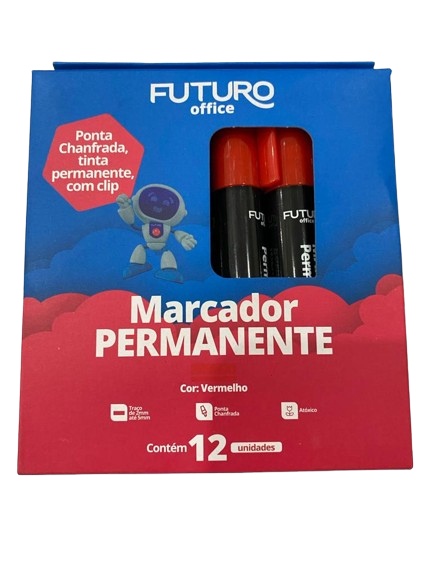 MARCADOR PERMANENTE VERMELHO