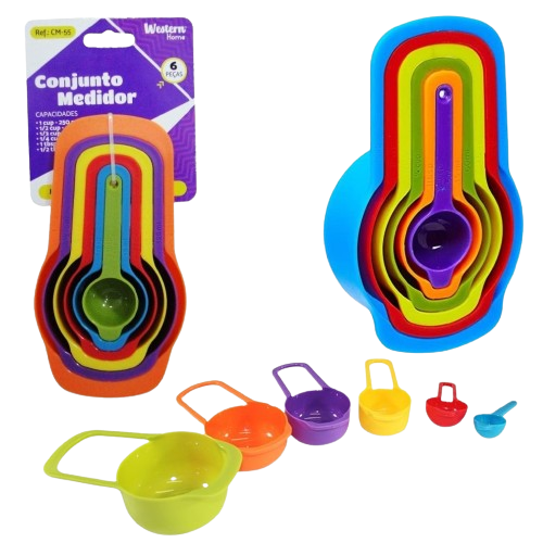 KIT COLHER MEDIDORA DE PLASTICO 06X01