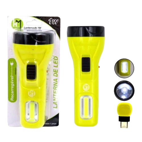 LANTERDA DE LED RECARREGAVEL HM-39