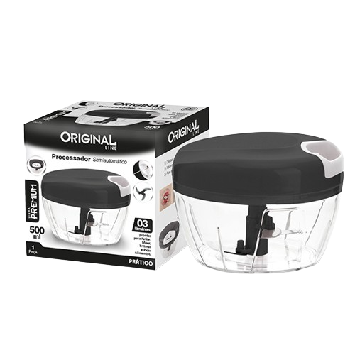 PROCESSADOR DE ALIM. 500 ML PRETO COOK