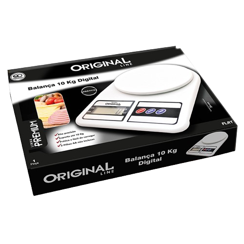 BALANÇA 10 KG FLAT PREMIUN ORIGINAL