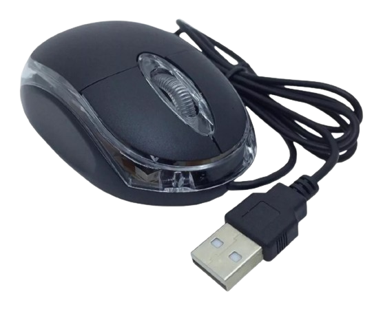 MOUSE OPTICO USB CABO 1,1 MT