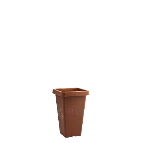 VASO GREGO 4,5 LTS QUAD TERRA COTA