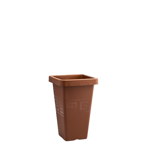 VASO GREGO 10 LTS QUAD TERRA COTA