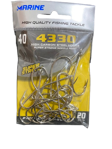 ANZOL 4330 NICKEL MARINE N° 4/0 CT C/20