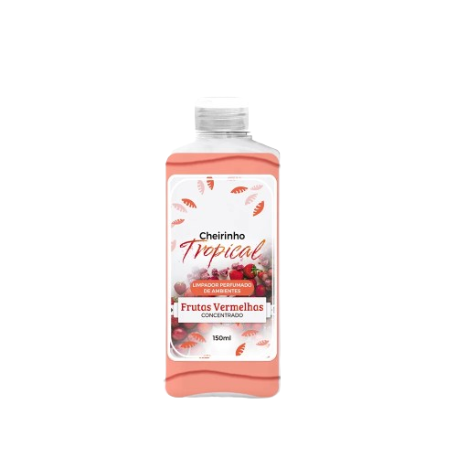 CHEIRINHO TROPICAL - LIMP. PERF. CONCENTRADO FRUTAS VERMELHAS 150 ML