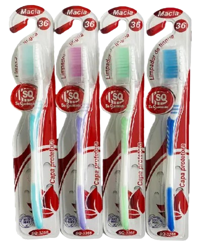 ESCOVA DE DENTES ADULTO MACIA SQ-3368