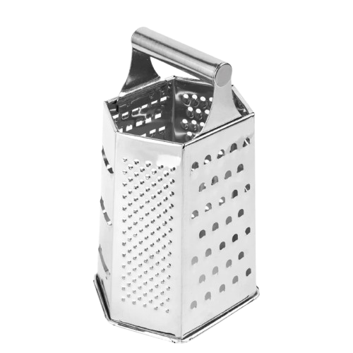 RALADOR DE ALIMENTOS EM INOX 6 FACES
