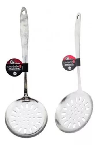 ESCUMADEIRA ACO INOXIDAVEL LINHA GARBO 33CM