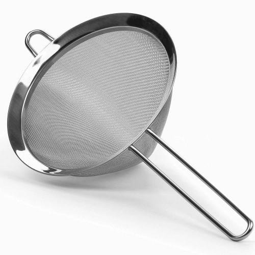 PENEIRA INOX 20CM X 10CM FORMATO FUNIL LINHA ASHORIA