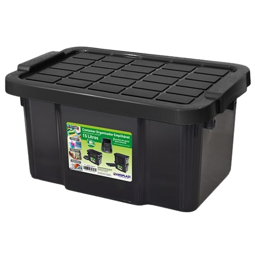 CONTAINER ORGANIZADOR EMPILHAVEL 15L