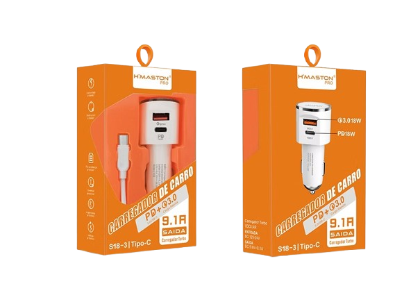 CARREGADOR AUTOMOTIVO TIPO-C