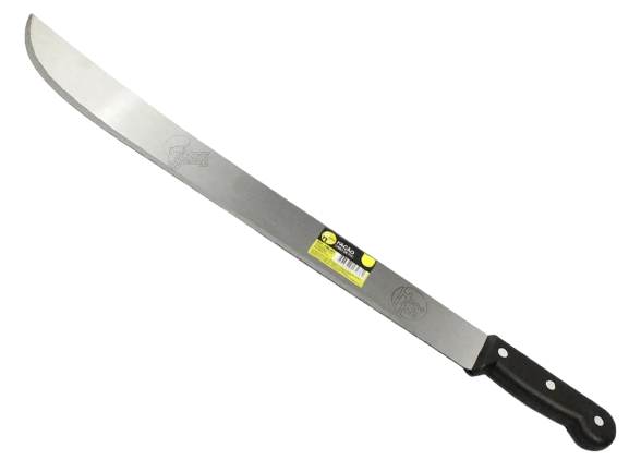 FACAO COM CABO DE PLASTICO 16"