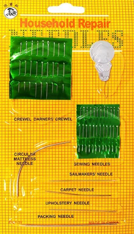 AGULHAS EM CARTELA