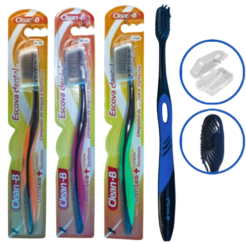 ESCOVA DENTAL AD. MACIA CLEAN-B CBG-313