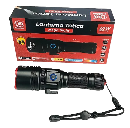 LANTERNA TATICA MEGA NIGHT 20W SQ4539