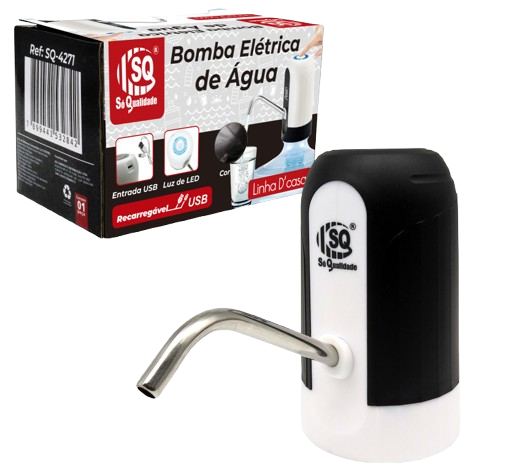 BOMBA DE AGUA ELETRICA RECARREGAVEL SQ-4271