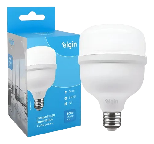 LAMPADA LED 50W ALTA BIVOLT 6500K ELGIN