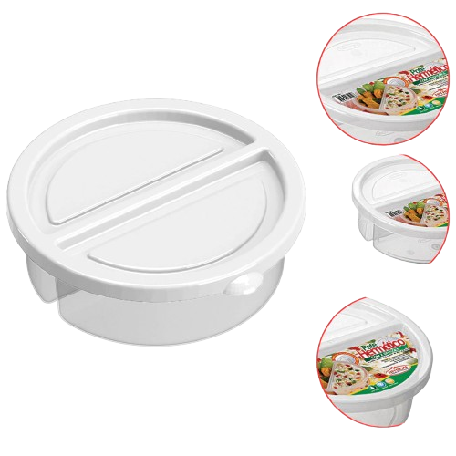 POTE C 2 DIVISORIAS TRANSP. 720 ML