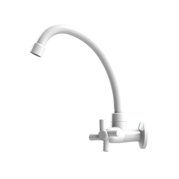 TORNEIRA ABS BRANCO PIA BICA MOVEL PAREDE 3/4" X 1/2''