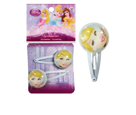 PAR DE PRENDEDORES P/ CABELO PRESILHA TIC TAC