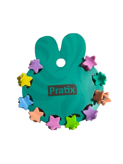 CJ /10 PRENDEDORES MINI PIRANHA DE PLASTICO 2 CM PARA CABELOS