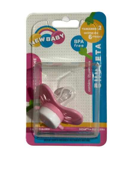 CHUPETA CONV SIL F2 VENTILADA LISA B1 ROSA