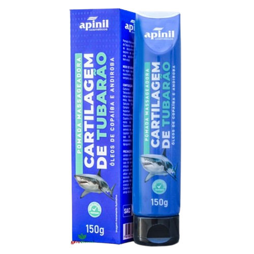 POMADA MASSAGEADORA CARTILAGEM DE TUBARÃO 150G