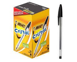 CANETA BIC CRISTAL PRETA