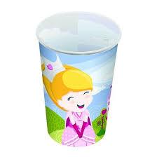 COPO 500ML PLASTICO MENINA