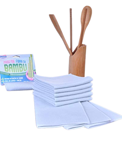 PANO FIBRA DE BAMBU PANOSUL 0,29X0,29CM