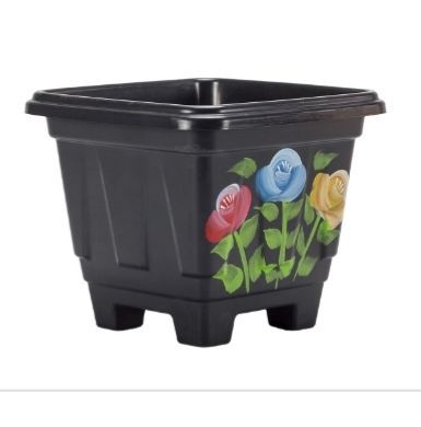 VASO QUADRADO DEC. N°03  17,6X17,6