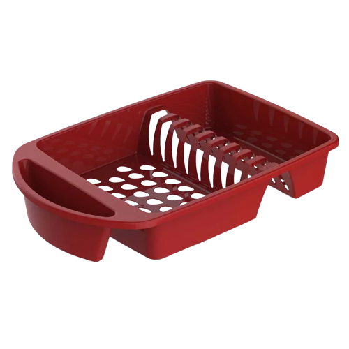 ESCORREDOR DE LOUÇA VERMELHO
