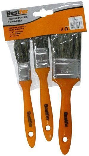 JOGO DE PINCEIS BESTFER 3 PÇS