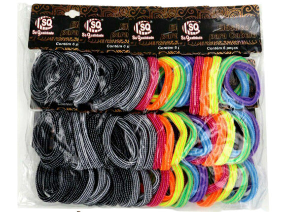 ELASTICO P/ CABELO SORT 12X6 SQ3311