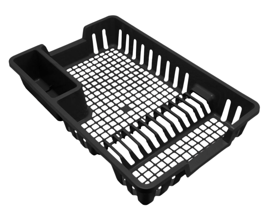 ESCORREDOR PLASTICO DE LOUÇA PRETO