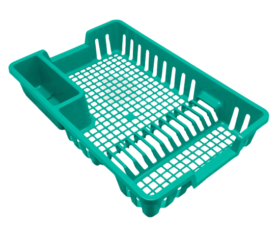 ESCORREDOR PLASTICO DE LOUÇA VERDE