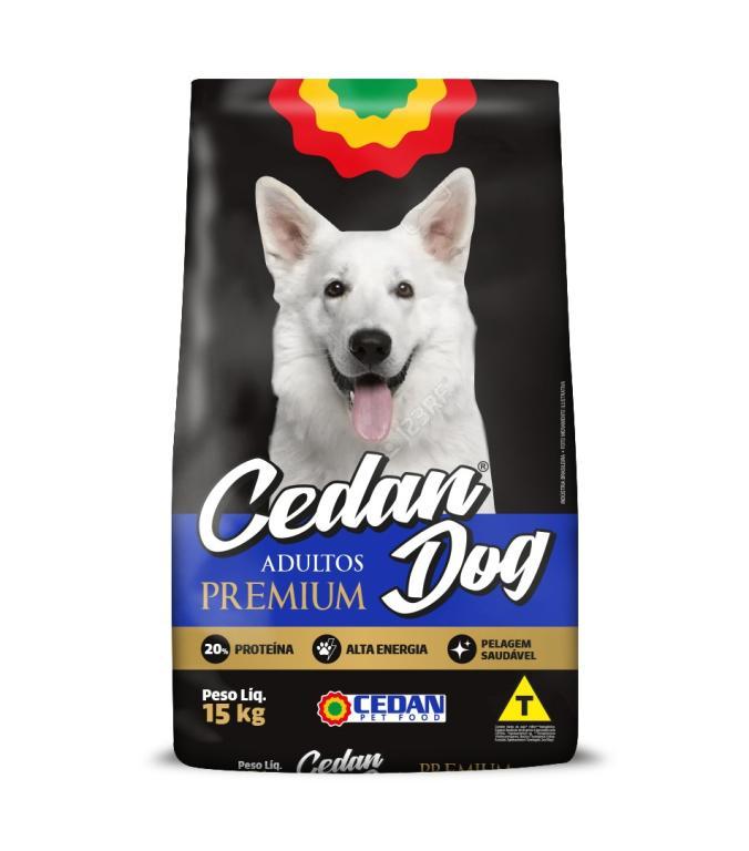 RAÇAO CEDAN DOG ADULTO PREMIUM 15KG - 10100