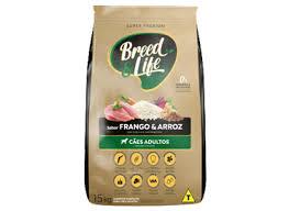 RAÇAO BREED & LIFE 15KG FRANGO E ARROZ PEQUENAS RAÇAS