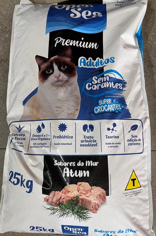 RAÇAO OPEN SEA CAT 25KG ATUM - 3117